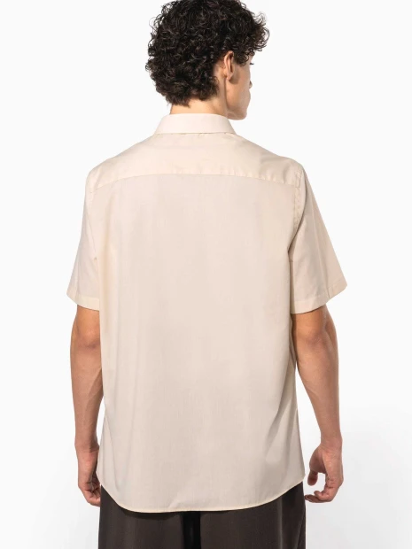 Chemises à personnaliser KARIBAN Chemise popeline polycoton manches courtes entretien facile homme 