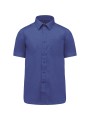 KARIBAN Chemise popeline polycoton manches courtes entretien facile homme /api/colors/f3249b12-7706-4750-a566-5c92fd89a6dc personnalisable