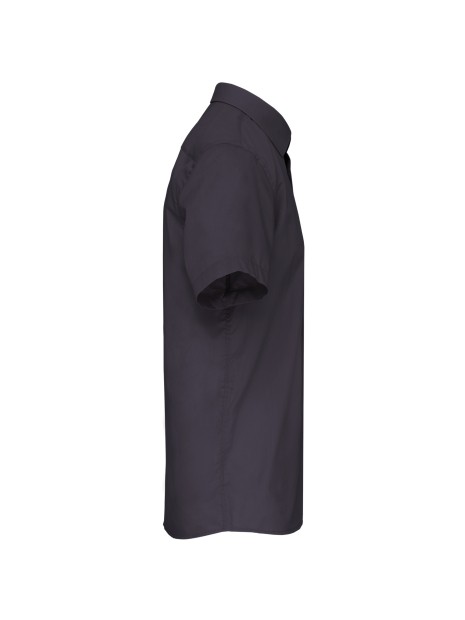 KARIBAN Chemise popeline polycoton manches courtes entretien facile homme /api/colors/a74dfbdb-7821-4e15-a7e5-fe07498d41c7 personnalisable