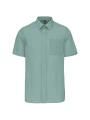 KARIBAN Chemise popeline polycoton manches courtes entretien facile homme /api/colors/9461b1f5-f20c-4909-acf0-8bf53fdec48b personnalisable