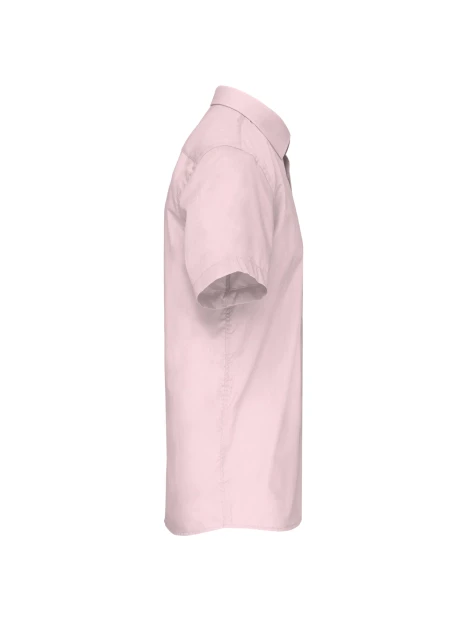 KARIBAN Chemise popeline polycoton manches courtes entretien facile homme /api/colors/e6e01a9e-32a8-4240-a2ea-a7c5187399a7 personnalisable