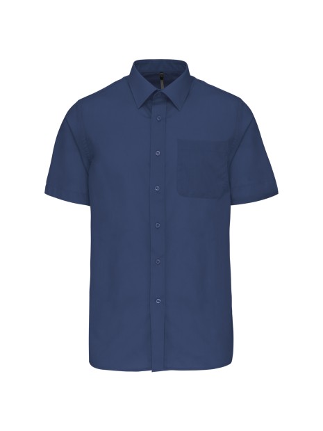KARIBAN Chemise popeline polycoton manches courtes entretien facile homme /api/colors/ad672b31-05a4-4a7a-979a-b5fc02595a56 personnalisable