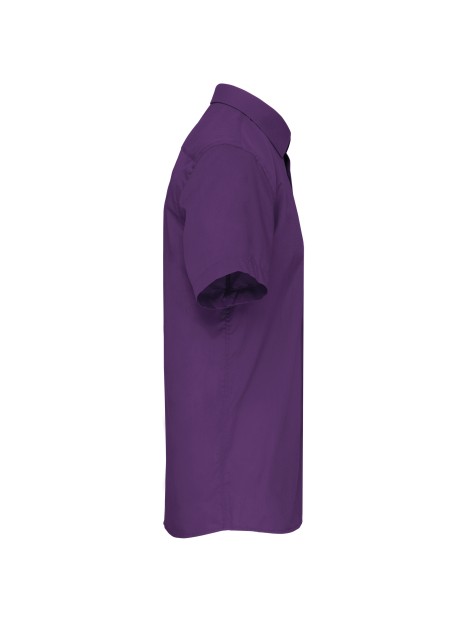 KARIBAN Chemise popeline polycoton manches courtes entretien facile homme /api/colors/f28ecd26-255e-4b18-a29c-08c2af1111d3 personnalisable