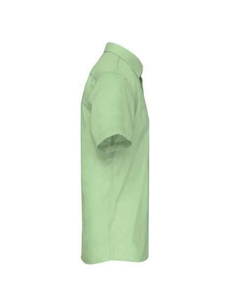 KARIBAN Chemise popeline polycoton manches courtes entretien facile homme /api/colors/c32fbc9c-9f32-4b30-babf-17c9422e351d personnalisable