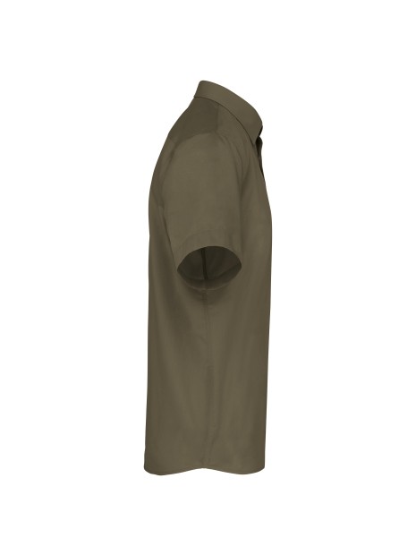 KARIBAN Chemise popeline polycoton manches courtes entretien facile homme /api/colors/f670900e-42da-4667-ab56-d8f2804cba19 personnalisable
