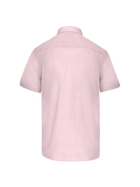KARIBAN Chemise popeline polycoton manches courtes entretien facile homme /api/colors/e6e01a9e-32a8-4240-a2ea-a7c5187399a7 personnalisable