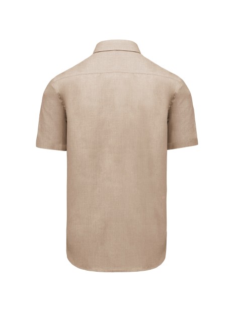 KARIBAN Chemise popeline polycoton manches courtes entretien facile homme /api/colors/a97c0345-672e-42f2-9afe-b1145dea3541 personnalisable