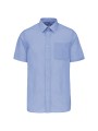 KARIBAN Chemise popeline polycoton manches courtes entretien facile homme /api/colors/7cd11260-06e9-4679-96ce-f0c0cca5092d personnalisable