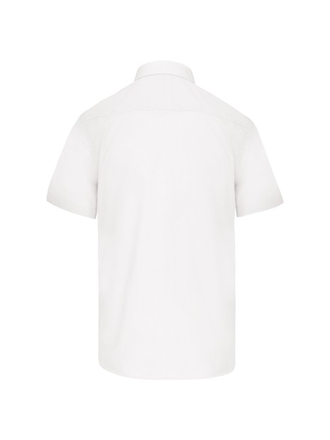 KARIBAN Chemise popeline polycoton manches courtes entretien facile homme /api/colors/7a92cd2d-10d2-40b4-928b-296bb7487506 personnalisable