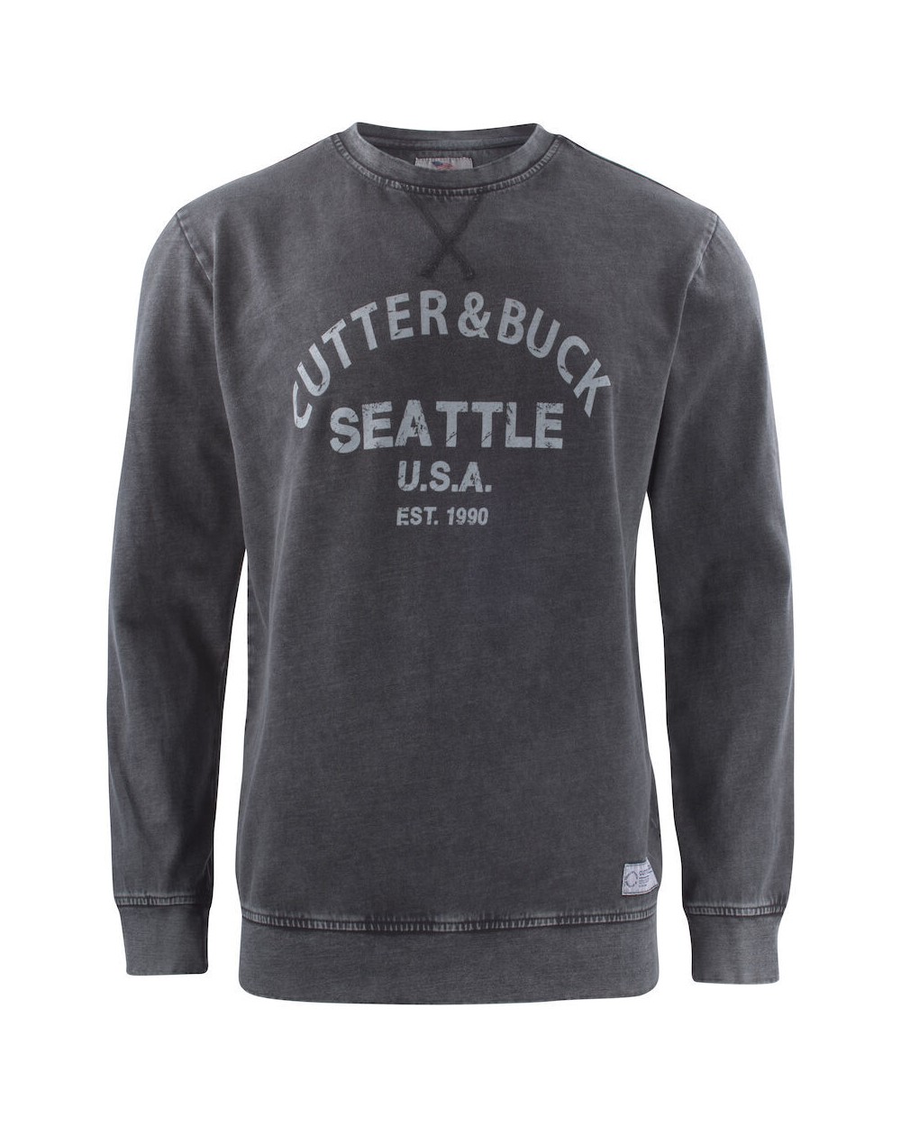 CUTTER & BUCK Thorp Denim Crew Sweatshirts personalisierbar