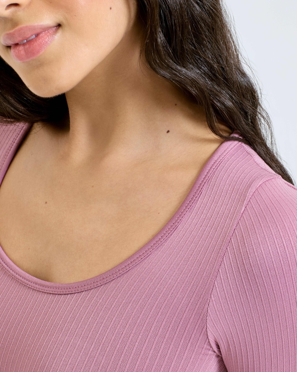 TRIDRI Women’s TriDri® ribbed seamless '3D Fit' crop top T-Shirts personalisierbar