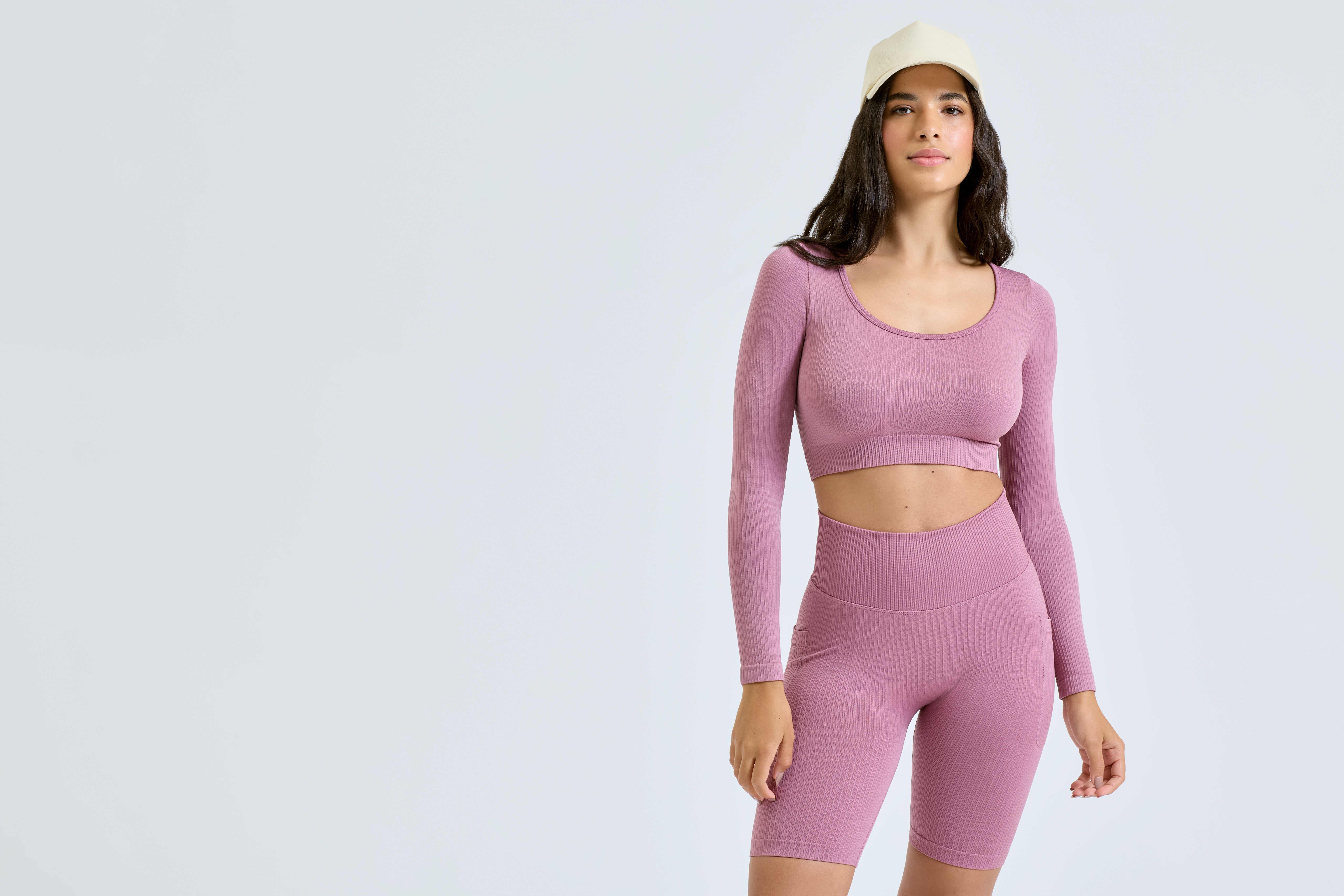 T-Shirts personnalisable TRIDRI Haut court femme TriDri® '3D Fit’ côtelé et sans coutures