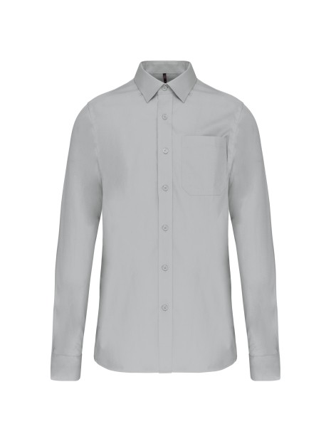 KARIBAN Chemise popeline manches longues /api/colors/b8c3da1f-f409-43cb-b759-5e63471e125b personnalisable