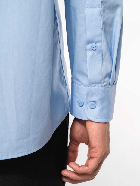 Chemises à personnaliser KARIBAN Chemise popeline manches longues 