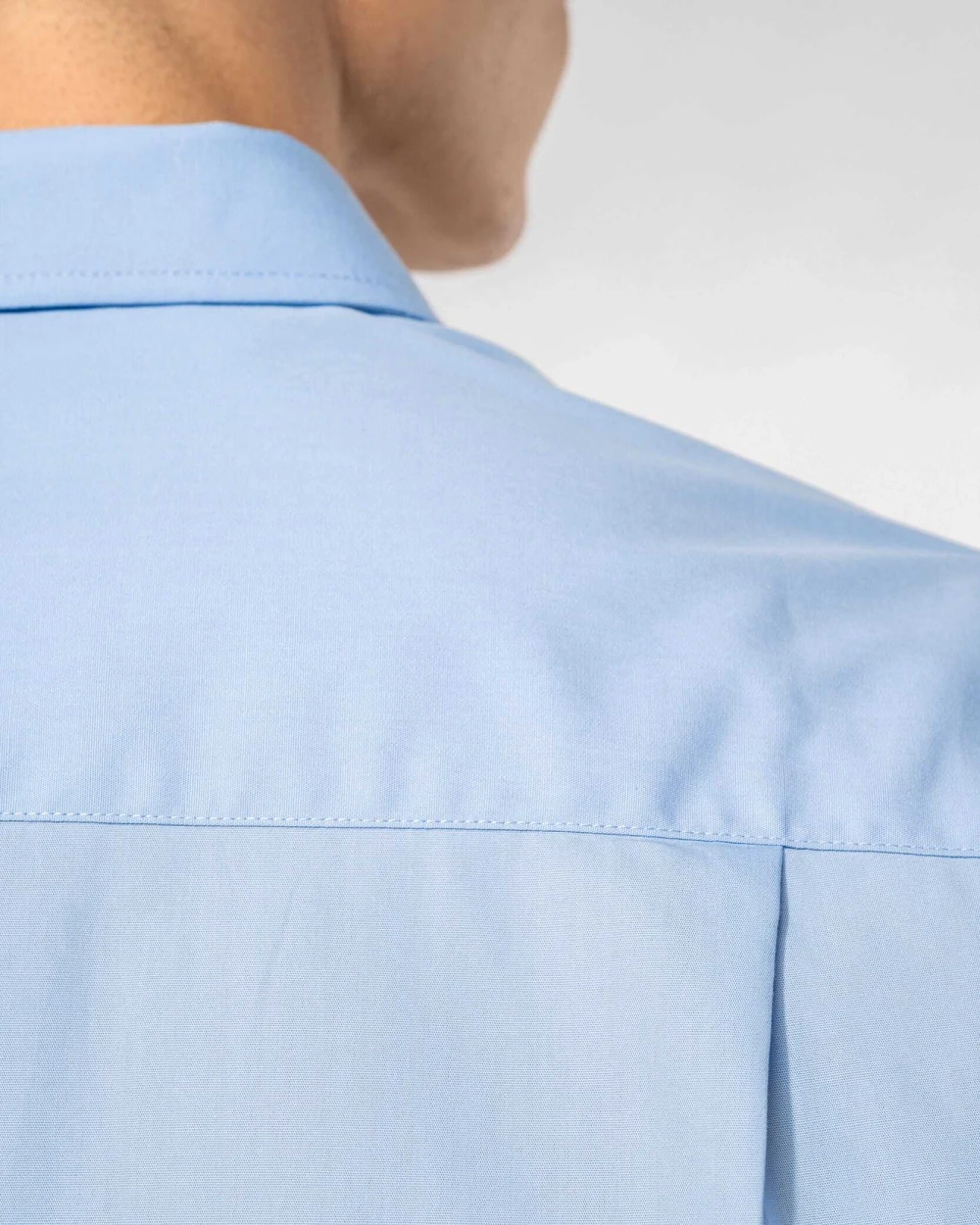 KARIBAN Herren Popelinehemd Langarm Hemden personalisierbar