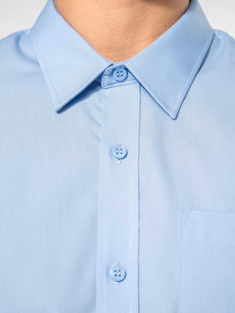 Chemises à personnaliser KARIBAN Chemise popeline manches longues 