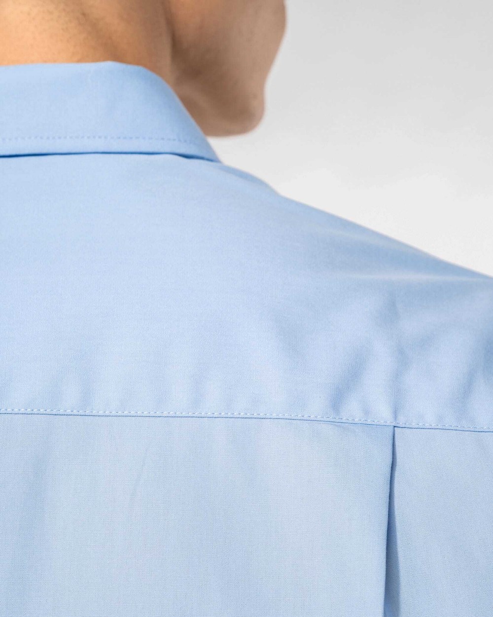 Hemden KARIBAN Heren poplin overhemd lange mouwen voor bedrukking &amp; borduring
