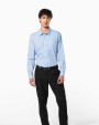 Hemden KARIBAN Heren poplin overhemd lange mouwen voor bedrukking &amp; borduring