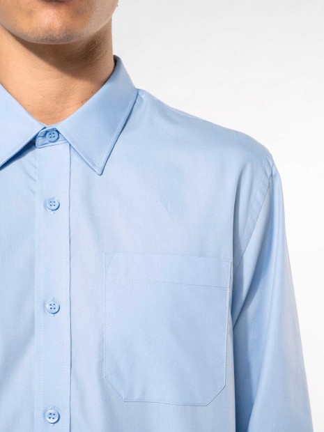 Chemises à personnaliser KARIBAN Chemise popeline manches longues 