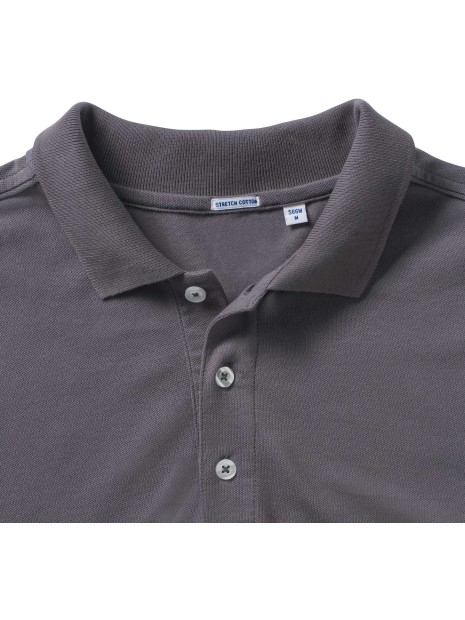 RUSSELL Polo Stretch Homme  personnalisable