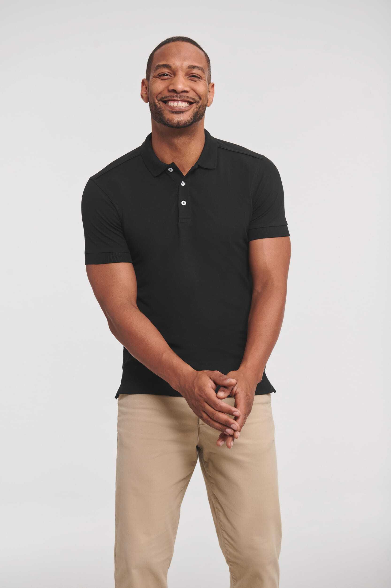 Polos personnalisable RUSSELL Polo Stretch Homme