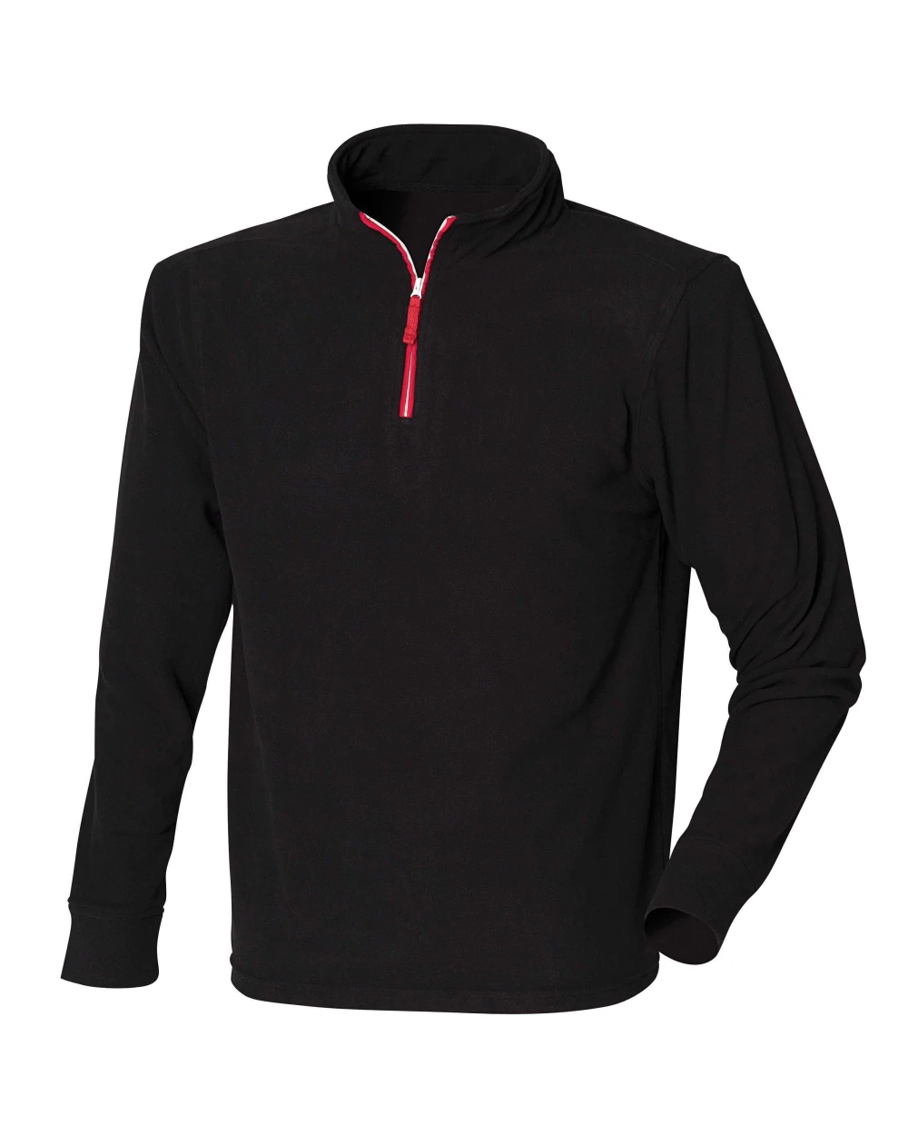 Polar Fleeces FINDEN-HALES 1/4 Zip Long Sleeved Fleece Piped voor bedrukking &amp; borduring