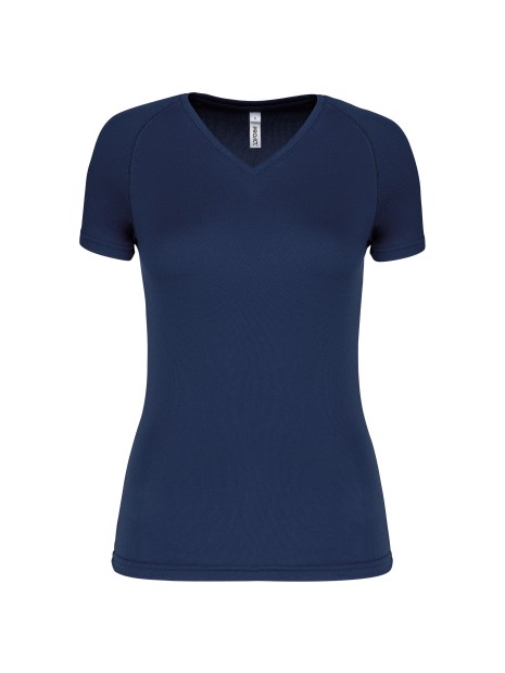 PROACT T-shirt de sport manches courtes col v femme /api/colors/b24f3e91-6048-4db8-8f87-ab4fcffcd7e2 personnalisable