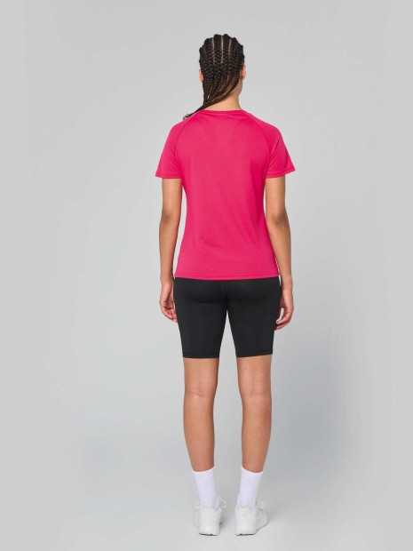 T-Shirts à personnaliser PROACT T-shirt de sport manches courtes col v femme 