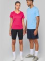 T-Shirts à personnaliser PROACT T-shirt de sport manches courtes col v femme 