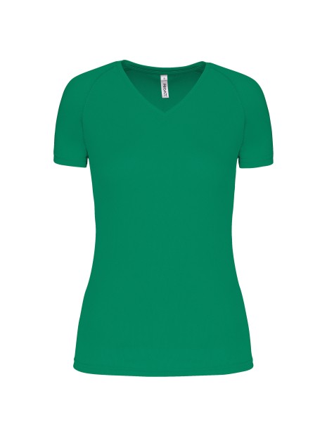 PROACT T-shirt de sport manches courtes col v femme /api/colors/8e228bbe-4407-4cbc-b57b-e0b7f7e9d211 personnalisable