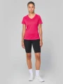 T-Shirts à personnaliser PROACT T-shirt de sport manches courtes col v femme 