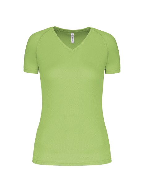 PROACT T-shirt de sport manches courtes col v femme /api/colors/8facb4b8-f974-4489-9f35-f89e0fd34bf7 personnalisable