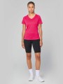 T-Shirts à personnaliser PROACT T-shirt de sport manches courtes col v femme 