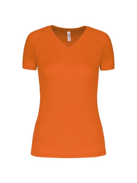 PROACT T-shirt de sport manches courtes col v femme /api/colors/fcb625f3-d5a0-4849-bc9f-234d235d5ba0 personnalisable