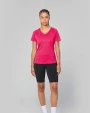 T-Shirts personnalisable PROACT T-shirt de sport manches courtes col v femme