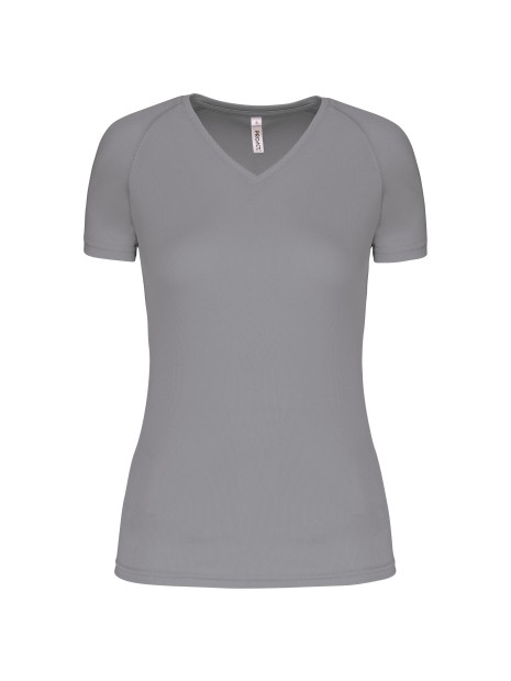 PROACT T-shirt de sport manches courtes col v femme /api/colors/30febc5e-ce10-4b80-a48f-4ffc27759f8e personnalisable