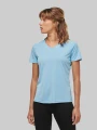 T-Shirts à personnaliser PROACT T-shirt de sport manches courtes col v femme 