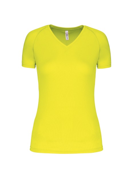 PROACT T-shirt de sport manches courtes col v femme /api/colors/5d003b4f-b042-4d2a-ac63-7e7753dabb12 personnalisable
