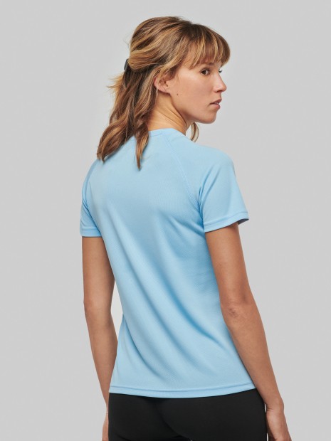 T-Shirts à personnaliser PROACT T-shirt de sport manches courtes col v femme 