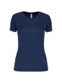 PROACT T-shirt de sport manches courtes col v femme /api/colors/b24f3e91-6048-4db8-8f87-ab4fcffcd7e2 personnalisable