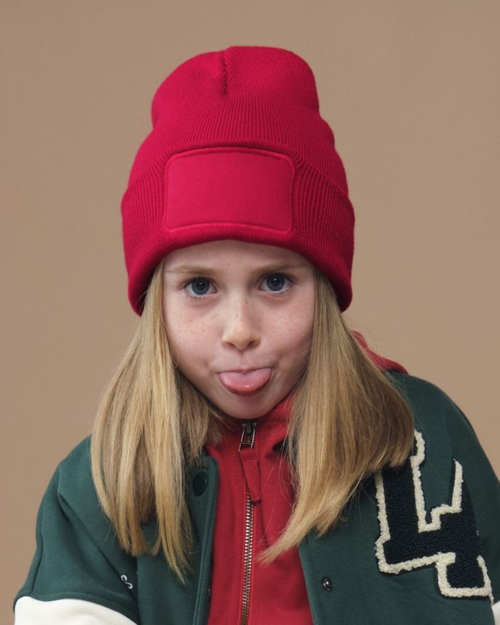 Bonnets personnalisable BEECHFIELD KIDS ORIGINAL PATCH BEANIE
