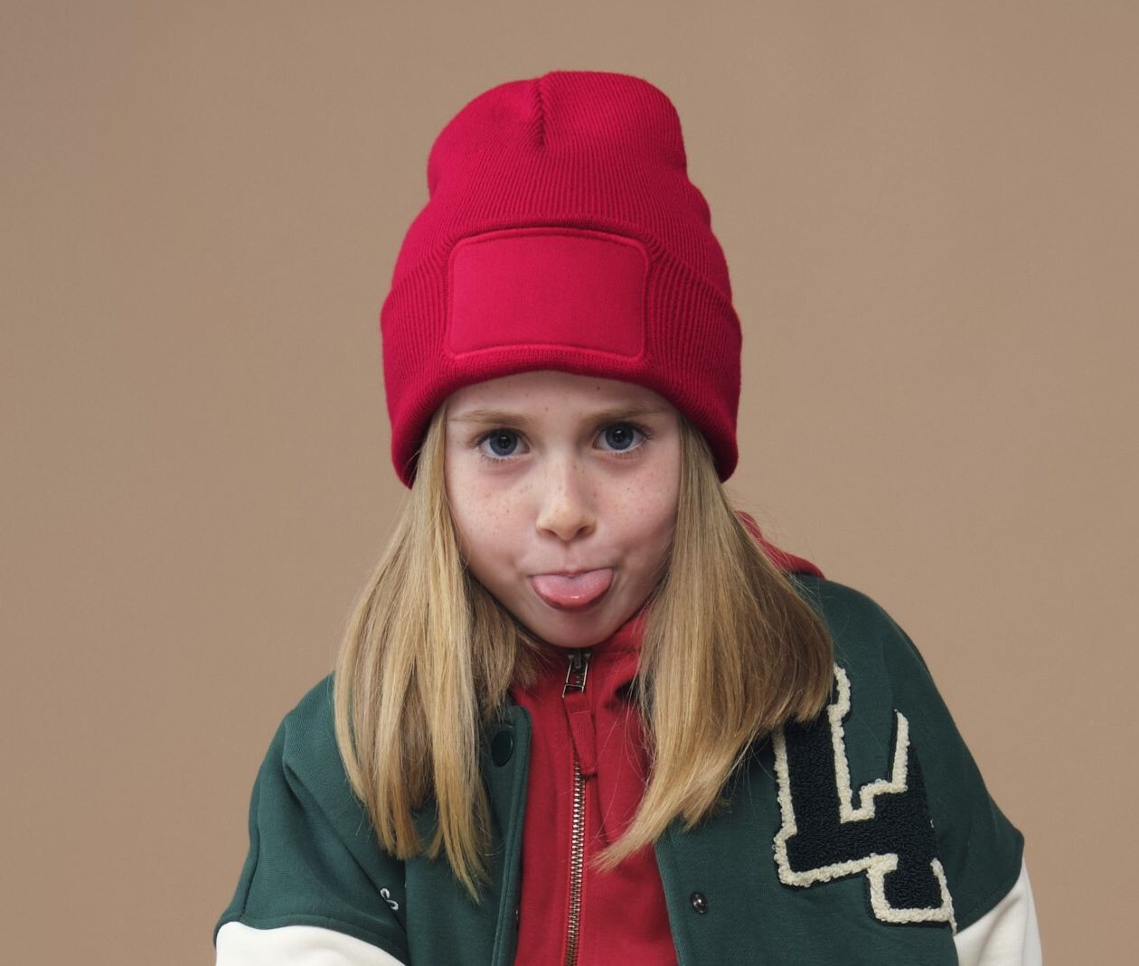 Bonnets personnalisable BEECHFIELD KIDS ORIGINAL PATCH BEANIE