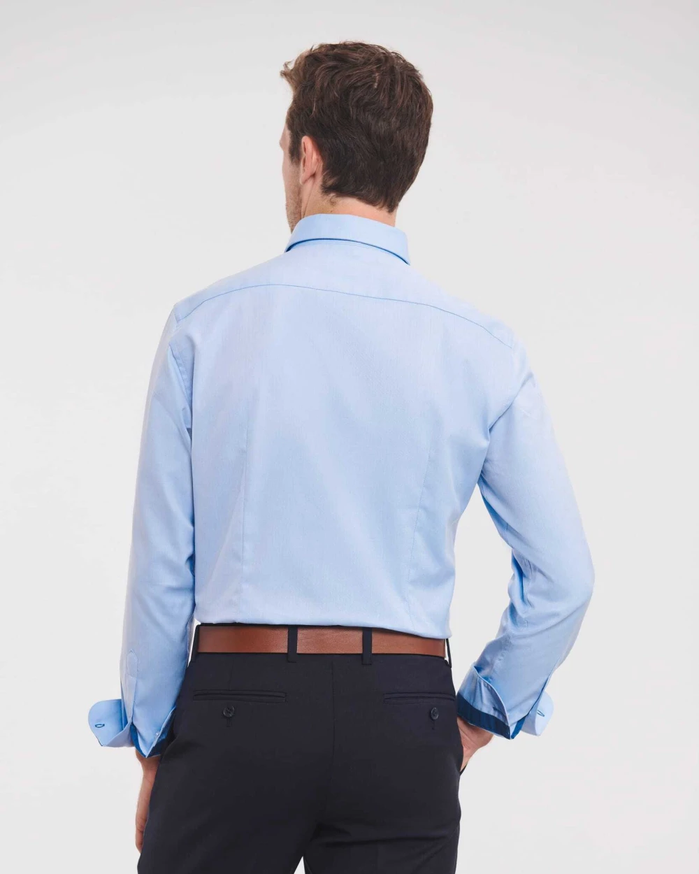 RUSSELL LONG SLEEVE HERRINGBONE SHIRT Hemden personalisierbar