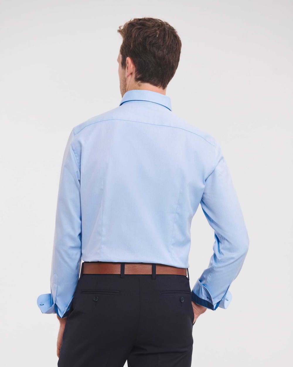 RUSSELL LONG SLEEVE HERRINGBONE SHIRT Hemden personalisierbar