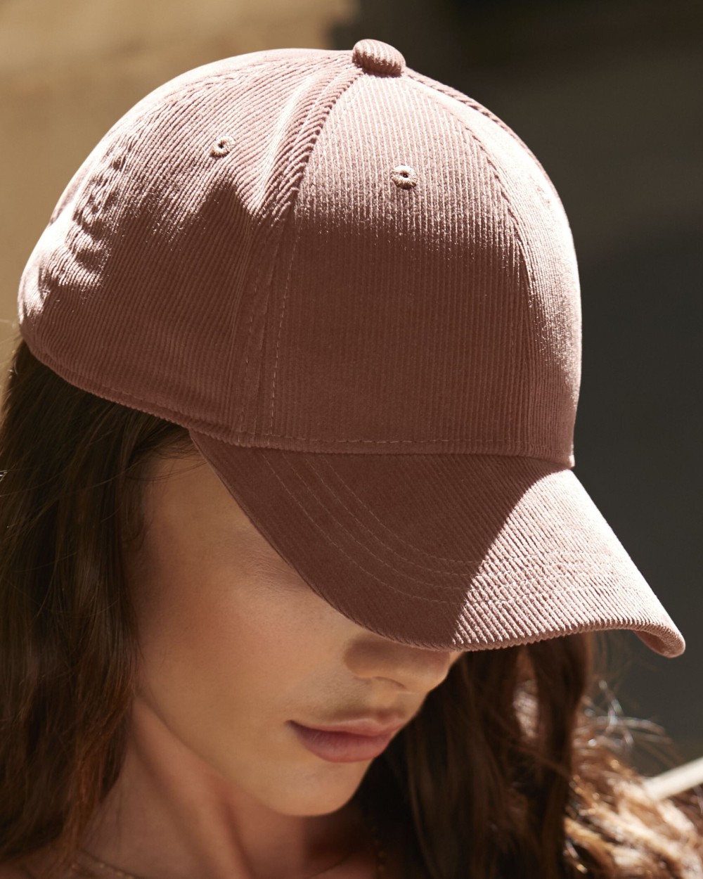 Petjes BEECHFIELD EARTHAWARE® ORGANIC CORD BASEBALL CAP voor bedrukking &amp; borduring