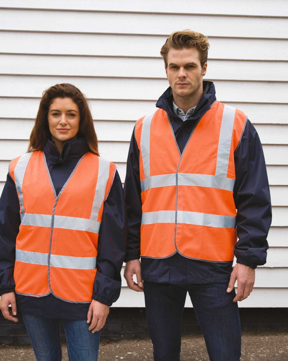 RESULT High Viz Motorway Vest Warnwesten personalisierbar