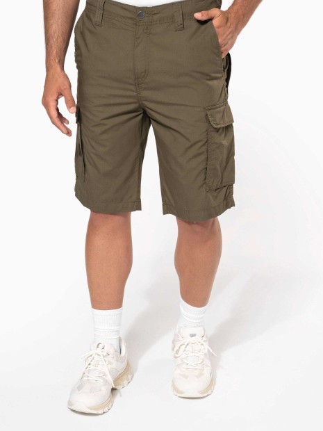 Bermudas & Shorts à personnaliser KARIBAN Bermuda léger multipoches homme 