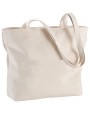 Sacs & Bagagerie personnalisable 4DO Sac shopping zippé coton 320 g/m² Ningbo 15L