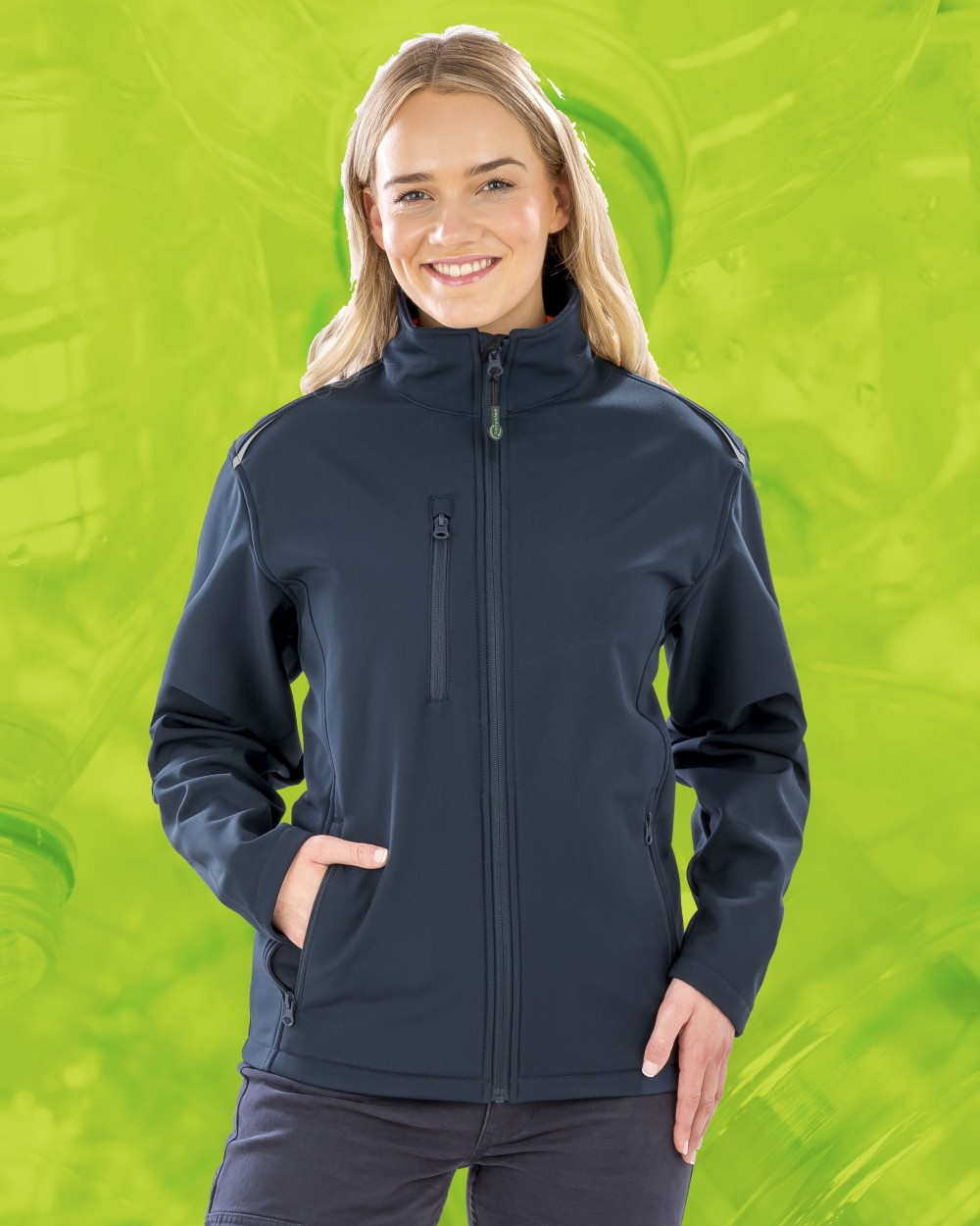 Softshells personnalisable RESULT WOMENS RECYCLED 3-LAYER PRINTABLE SOFTSHELL JACKET