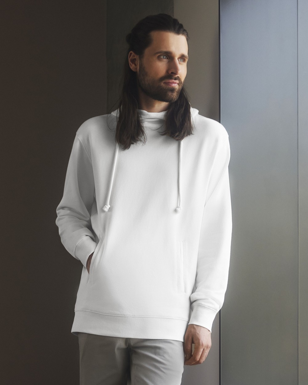 Sweaters & hoodies RUSSELL PURE ORGANIC HOODED SWEAT voor bedrukking &amp; borduring